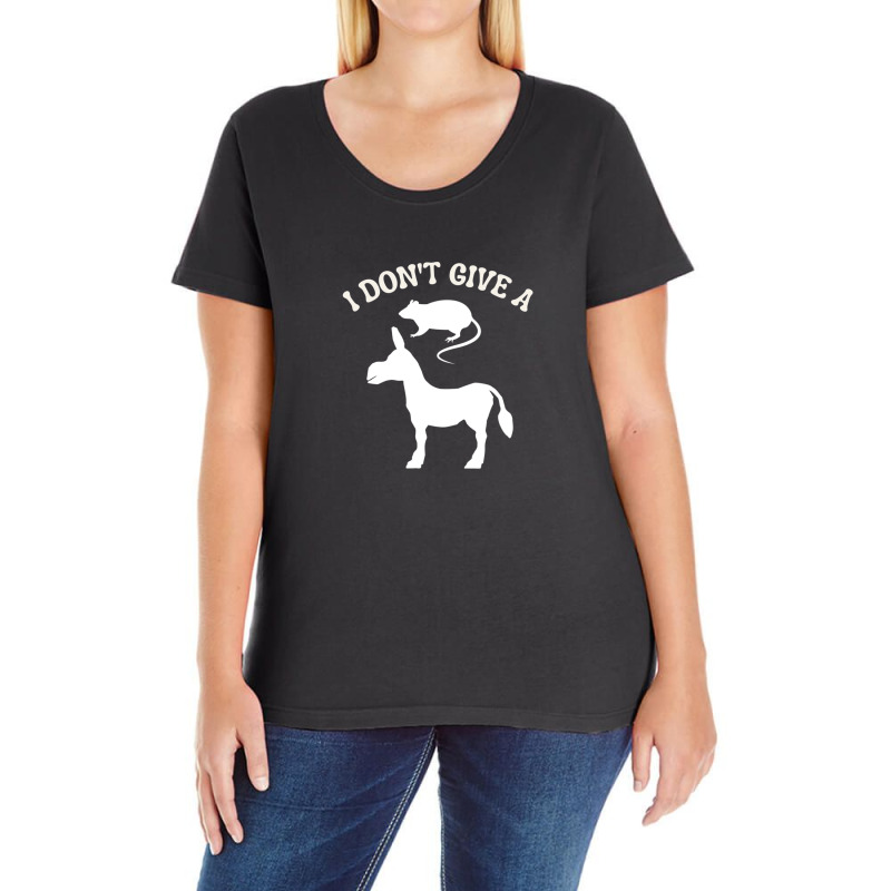 Funny Rat Donkey Graphic Ladies Curvy T-Shirt by qiesyakireen6 | Artistshot