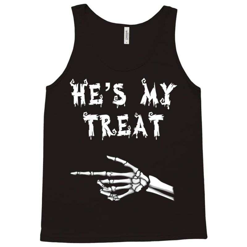 Womens Matching Couples Halloween Outfit His And Hers Funny Costume Tank Top | Artistshot