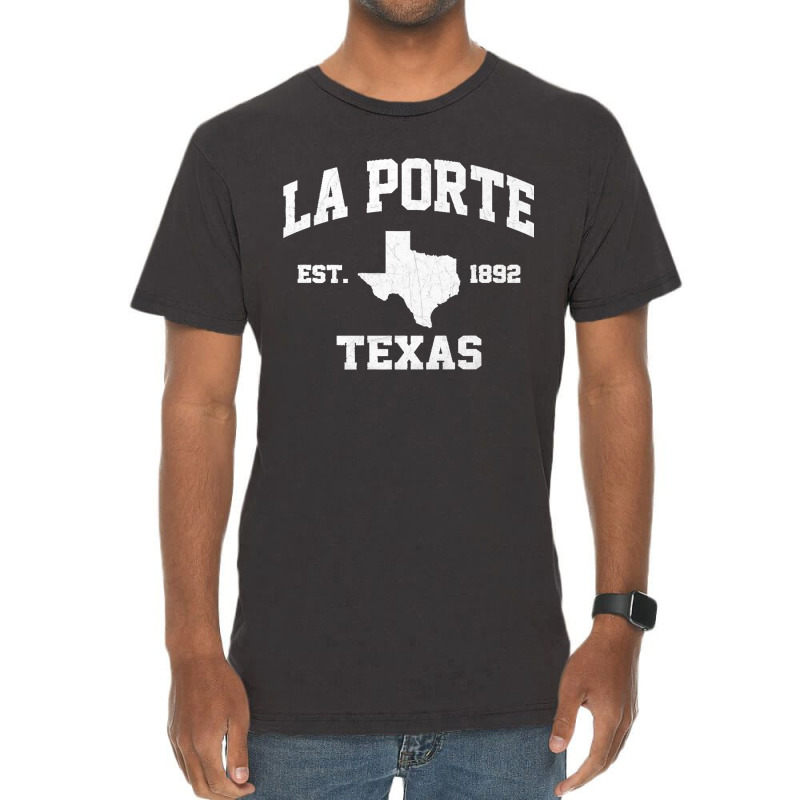 La Porte Texas Tx Vintage State Athletic Style Premium Vintage T-shirt | Artistshot