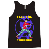 Feel The Courage, Anime Warrior Tank Top | Artistshot