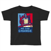 Us Transformers Optimus Prime Propaganda Obama 01 Toddler T-shirt | Artistshot