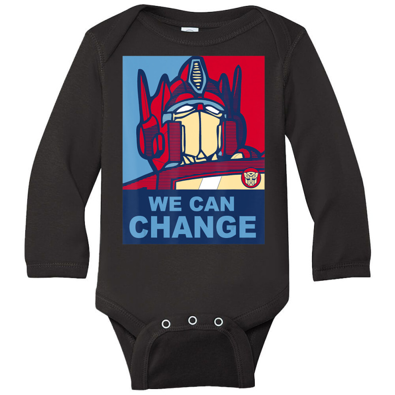 Us Transformers Optimus Prime Propaganda Obama 01 Long Sleeve Baby Bodysuit by seifertmurryq3jmxs | Artistshot