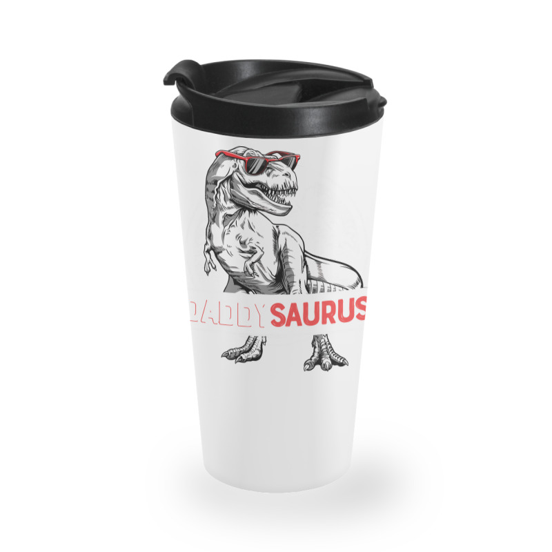 Daddy Saurus T Rex Dinosaur Men Father's Day Family Matching Pullover Travel Mug | Artistshot