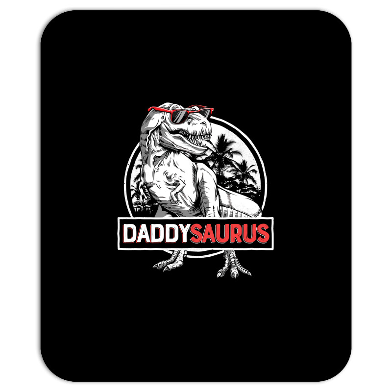 Daddy Saurus T Rex Dinosaur Men Father's Day Family Matching Pullover Mousepad | Artistshot
