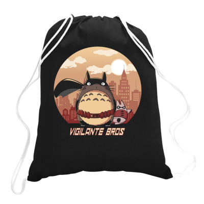 Totoro Hero Drawstring Bags Designed By Rakuzan