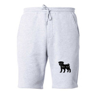 Funny What The Pug Graphic Fleece Short | Artistshot