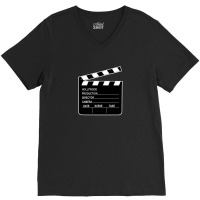 Film Clacker V-neck Tee | Artistshot