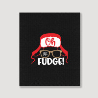 Oh Fudge T-shirt Portrait Canvas Print | Artistshot