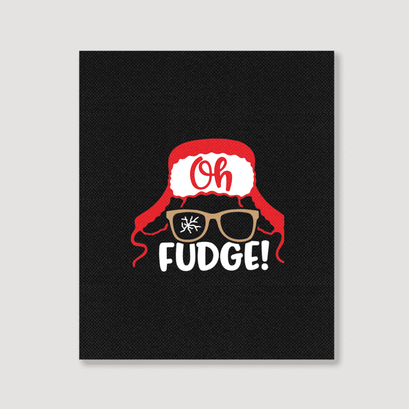 Oh Fudge T-shirt Portrait Canvas Print | Artistshot