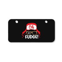 Oh Fudge T-shirt Bicycle License Plate | Artistshot