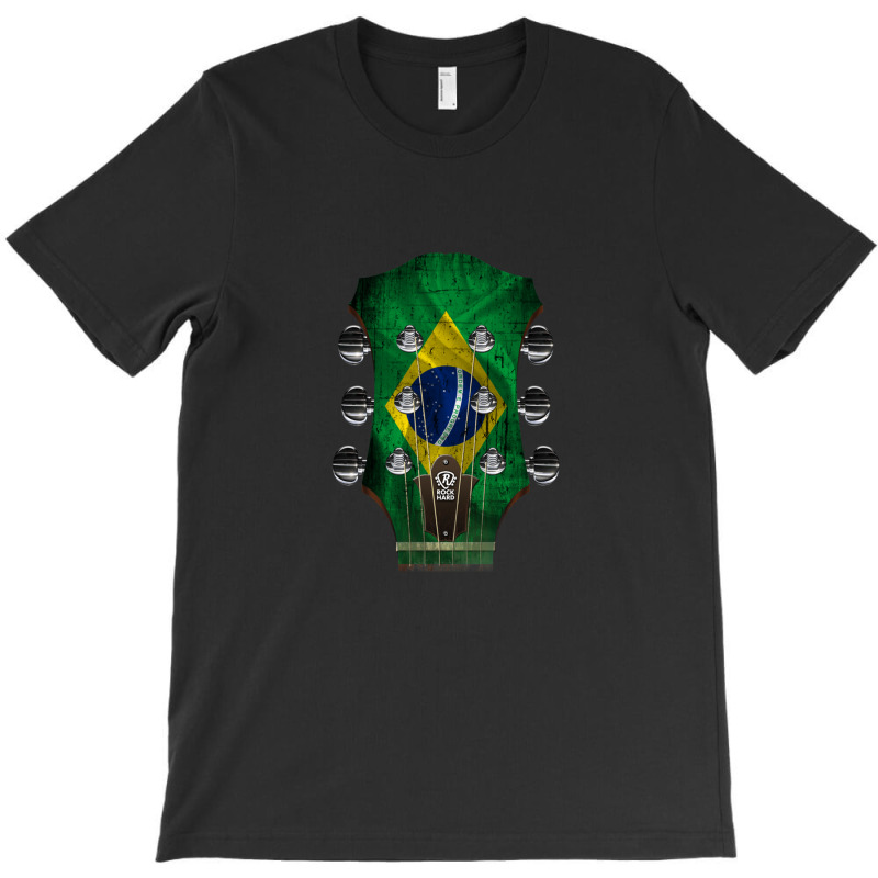 Guitar Headstock Brazil T-Shirt by KaylaCasey | Artistshot