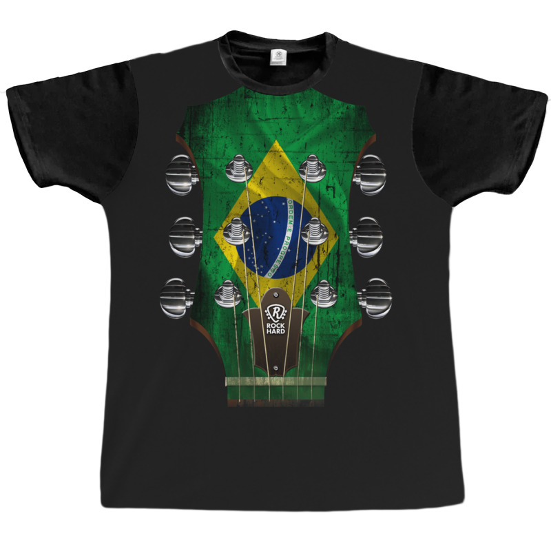 Guitar Headstock Brazil Graphic T-shirt by KaylaCasey | Artistshot