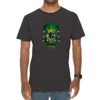 Guitar Headstock Brazil Vintage T-shirt | Artistshot