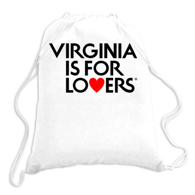 Virginia Is For Lovers Drawstring Bags Designed By Waroenk Design