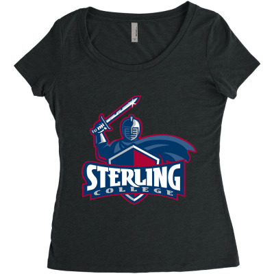 Sterling Academic, Kansas Women's Triblend Scoop T-shirt Designed By Ralynstore