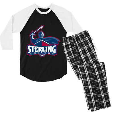 Sterling Academic, Kansas Men's 3/4 Sleeve Pajama Set Designed By Ralynstore