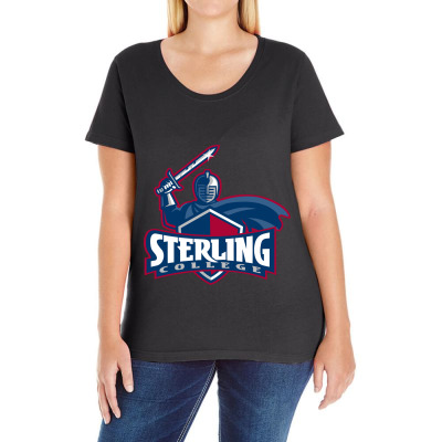 Sterling Academic, Kansas Ladies Curvy T-shirt Designed By Ralynstore