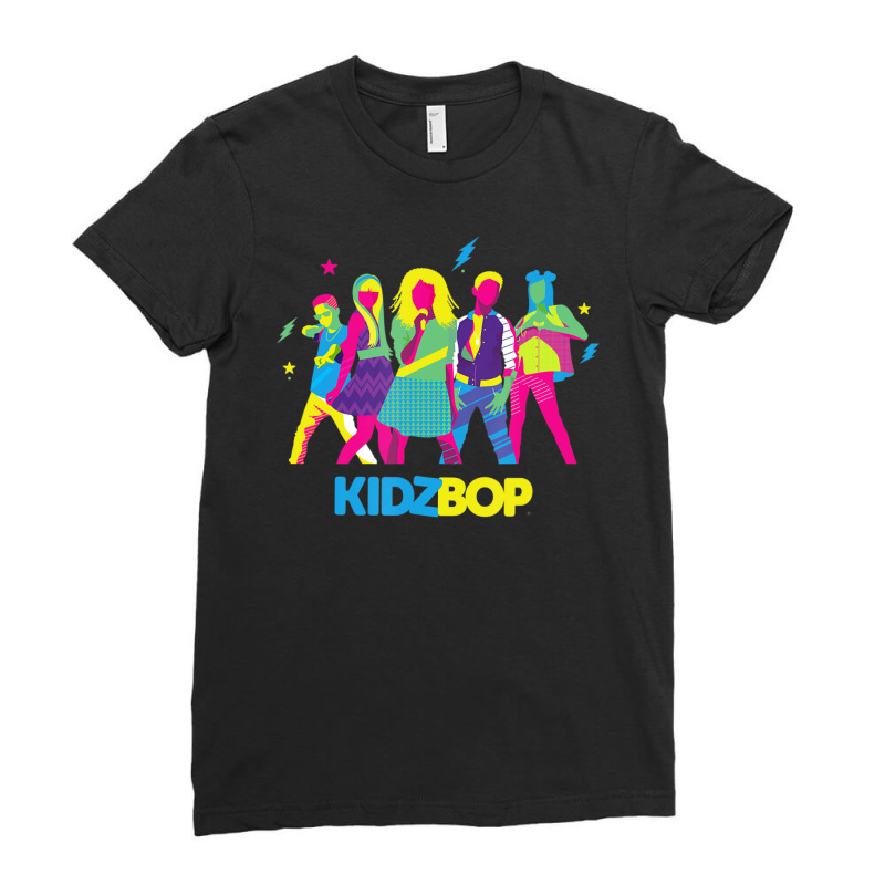 Kidz Bop Pop Star Silhouette (group) Ladies Fitted T-Shirt by rastyrocl | Artistshot