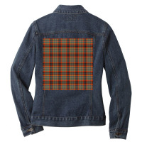 Innes-ancient Plaid Tartan Scottish Ladies Denim Jacket | Artistshot