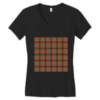 Innes-ancient Plaid Tartan Scottish Women's V-neck T-shirt | Artistshot