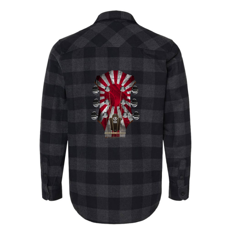 Guitar Headstock Japan Flannel Shirt by KaylaCasey | Artistshot