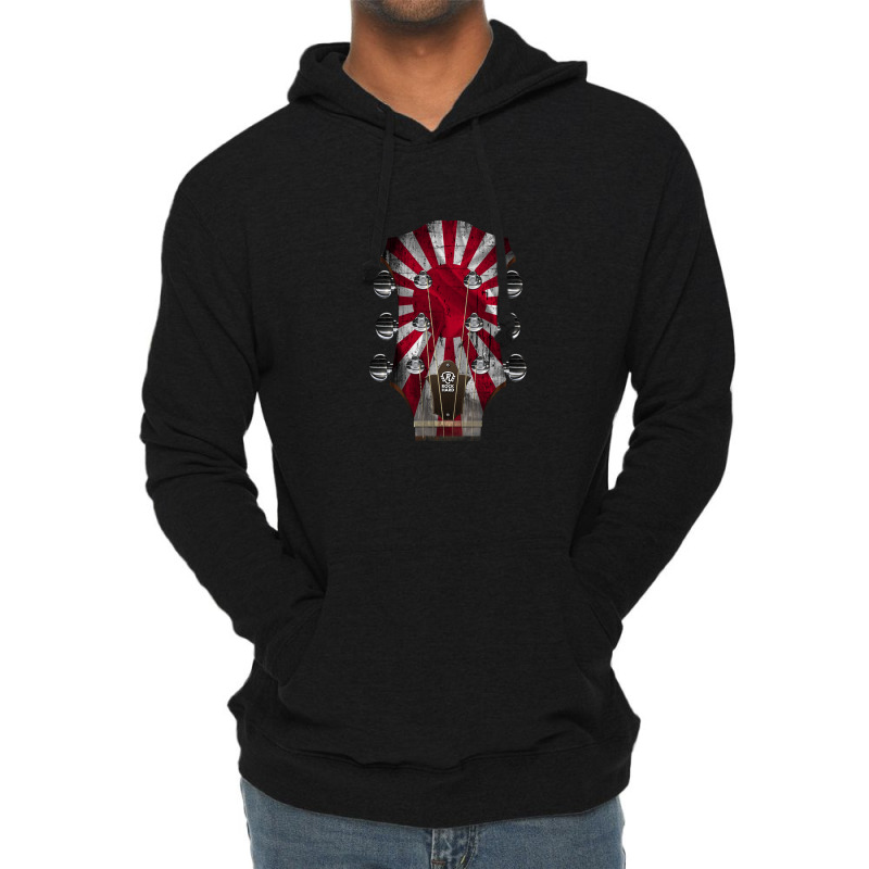 Guitar Headstock Japan Lightweight Hoodie by KaylaCasey | Artistshot