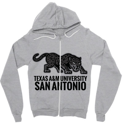 Texas A&m Academic–san Antonio Zipper Hoodie Designed By Ralynstore