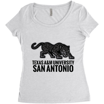 Texas A&m Academic–san Antonio Women's Triblend Scoop T-shirt Designed By Ralynstore