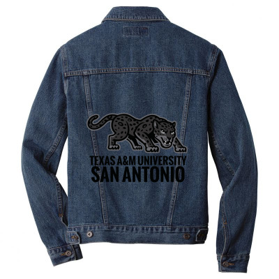 Texas A&m Academic–san Antonio Men Denim Jacket Designed By Ralynstore