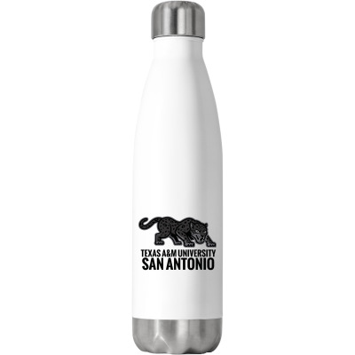 Texas A&m Academic–san Antonio Stainless Steel Water Bottle Designed By Ralynstore