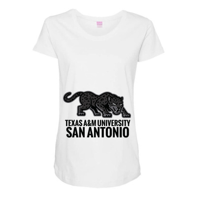 Texas A&m Academic–san Antonio Maternity Scoop Neck T-shirt Designed By Ralynstore