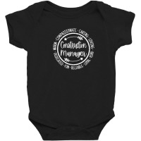 Construction Manager Life Appreciation Vintage Baby Bodysuit | Artistshot