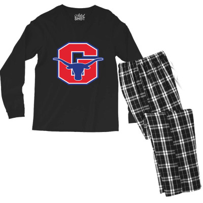 Texas Academic, Tyler Men's Long Sleeve Pajama Set Designed By Ralynstore