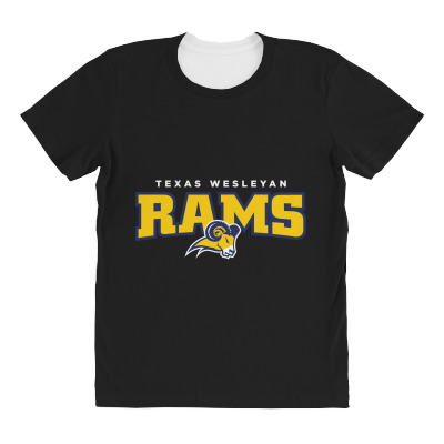 Texas Wesleyan Academic All Over Women's T-shirt Designed By Ralynstore