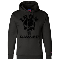 Iron Savage Skull Bodybuilding Champion Hoodie | Artistshot