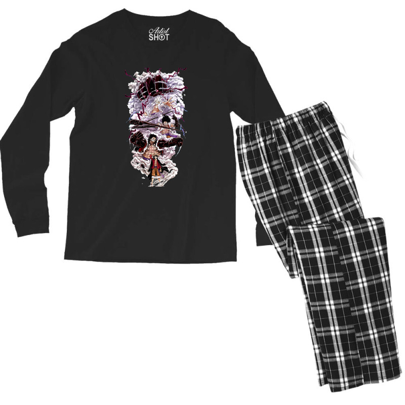 Luffy Gear 5   All Gears Men's Long Sleeve Pajama Set | Artistshot