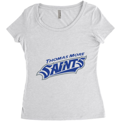 Thomas More Academic Women's Triblend Scoop T-shirt Designed By Ralynstore