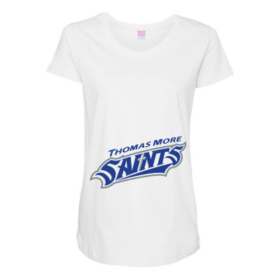 Thomas More Academic Maternity Scoop Neck T-shirt Designed By Ralynstore