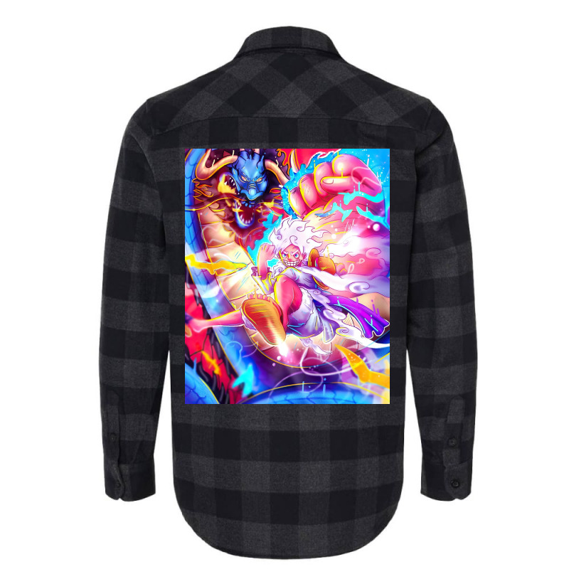 Luffy Gear 5 Art Flannel Shirt | Artistshot