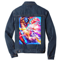 Luffy Gear 5 Art Men Denim Jacket | Artistshot