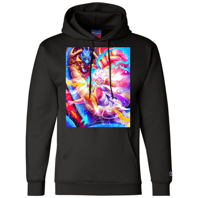 Luffy Gear 5 Art Champion Hoodie | Artistshot