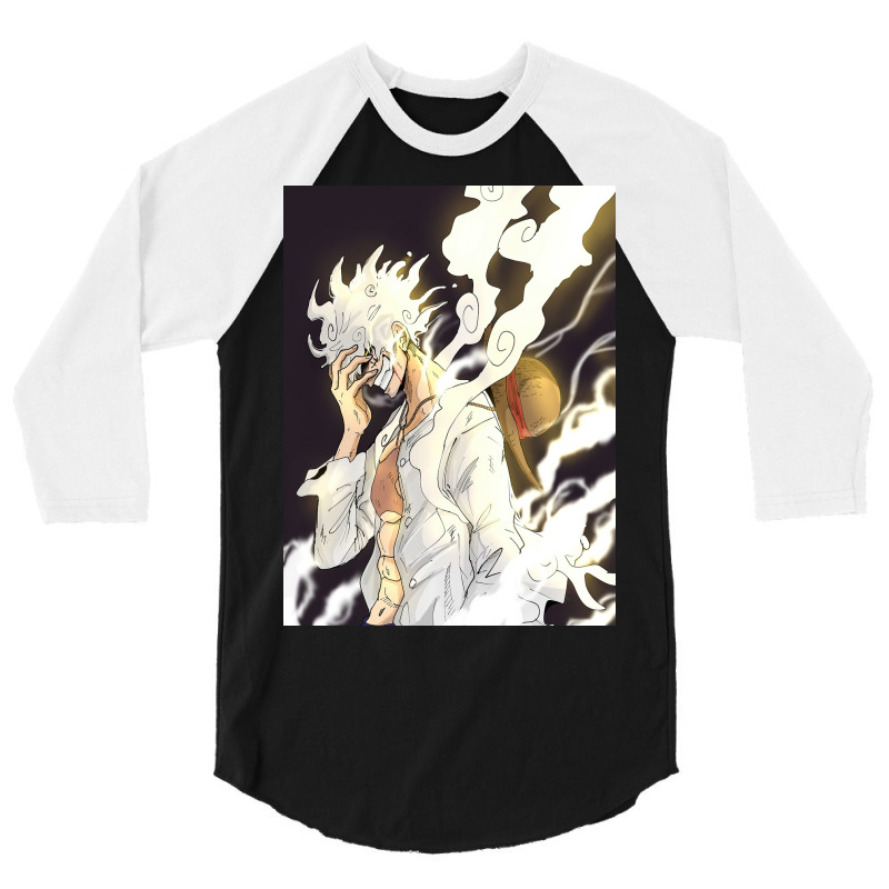 Luffy Gear 5 Smiley 3/4 Sleeve Shirt | Artistshot