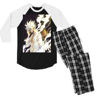 Luffy Gear 5 Smiley Men's 3/4 Sleeve Pajama Set | Artistshot