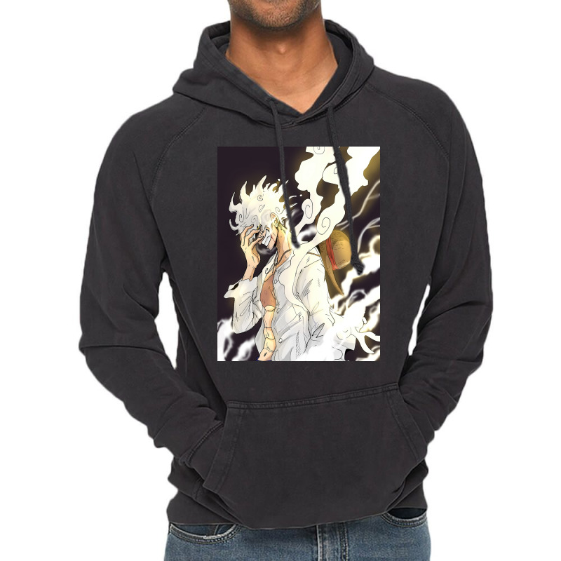 Luffy Gear 5 Smiley Vintage Hoodie | Artistshot