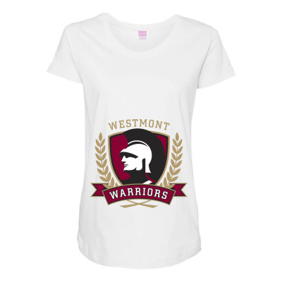 Westmont Academic Maternity Scoop Neck T-shirt Designed By Ralynstore