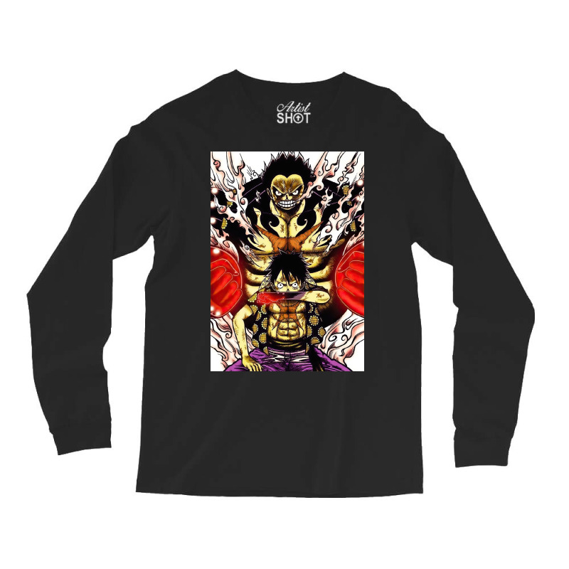 Luffy, With Gear 4 Long Sleeve Shirts | Artistshot