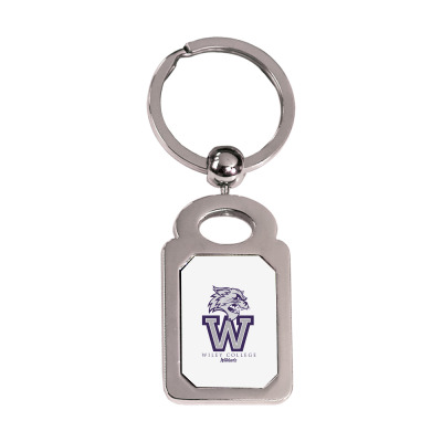 Wiley Academic Silver Rectangle Keychain Designed By Ralynstore