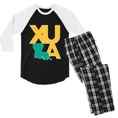 Xula Academic Men's 3/4 Sleeve Pajama Set Designed By Ralynstore