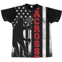 Lacrosse American Flag Lax Lacrosse Lacrosse Player Graphic T-shirt | Artistshot