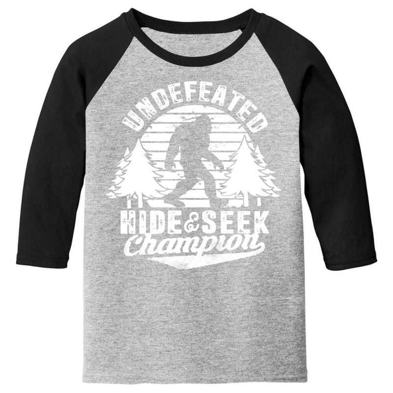 Undefeated Hide And Seek World Champion Youth 3/4 Sleeve by William Art | Artistshot